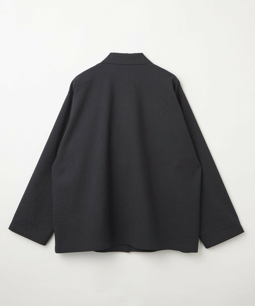 L'EQUIPE ［eclat 2026年5月号掲載商品］クリスピーリネンストレッチジャケット ネイビー