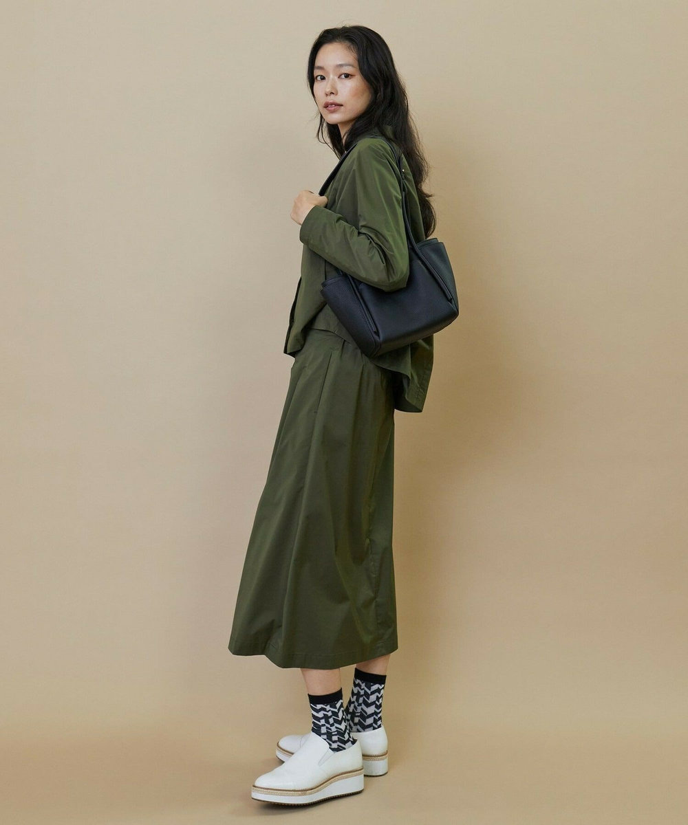 L'EQUIPE 2WAY シュリンクハンドバッグ ブラック
