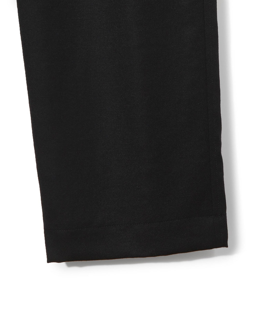 MEN'S BIGI 【50th Anniv . 中田 慎介】WOOL SERGE WIDE PANTS ブラック