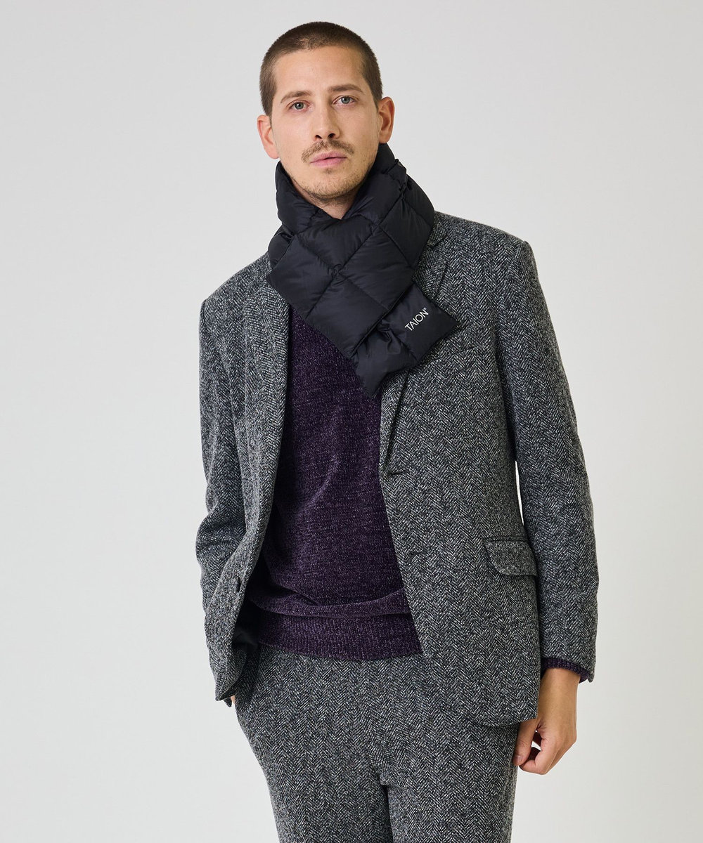UNION STATION TAION ベーシック ダウンマフラー ブラック