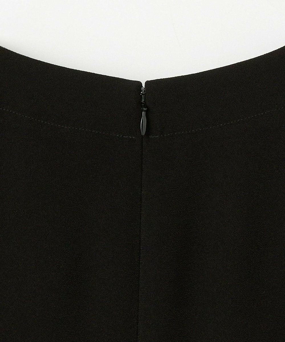 L'EQUIPE Lサイズ（大きいサイズ） 【大きいサイズ】バックサテンワンピース ブラック
