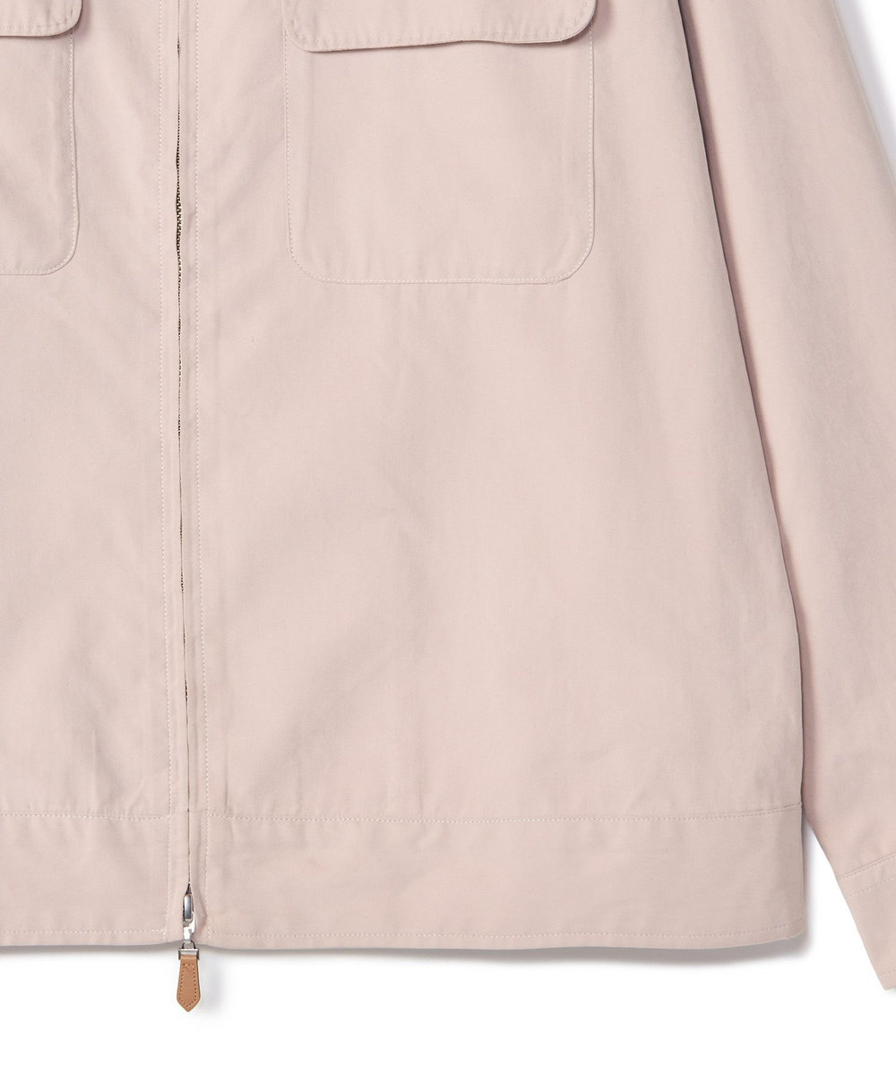MEN'S BIGI フィブリルピーチ ショートブルゾン ピンク