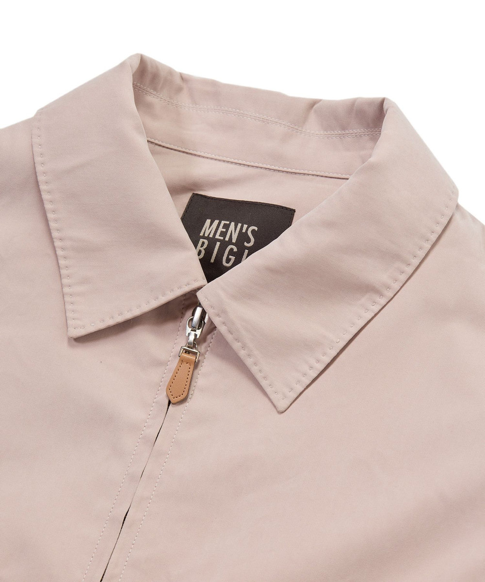 MEN'S BIGI フィブリルピーチ ショートブルゾン ピンク
