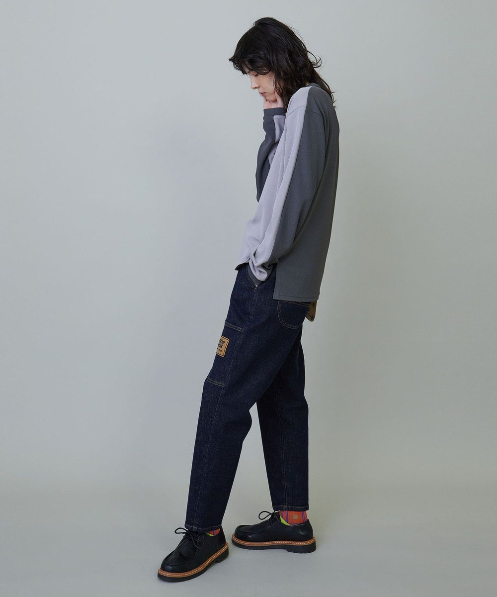 FRAPBOIS ムーブデニム2 デニムパンツ ネイビー
