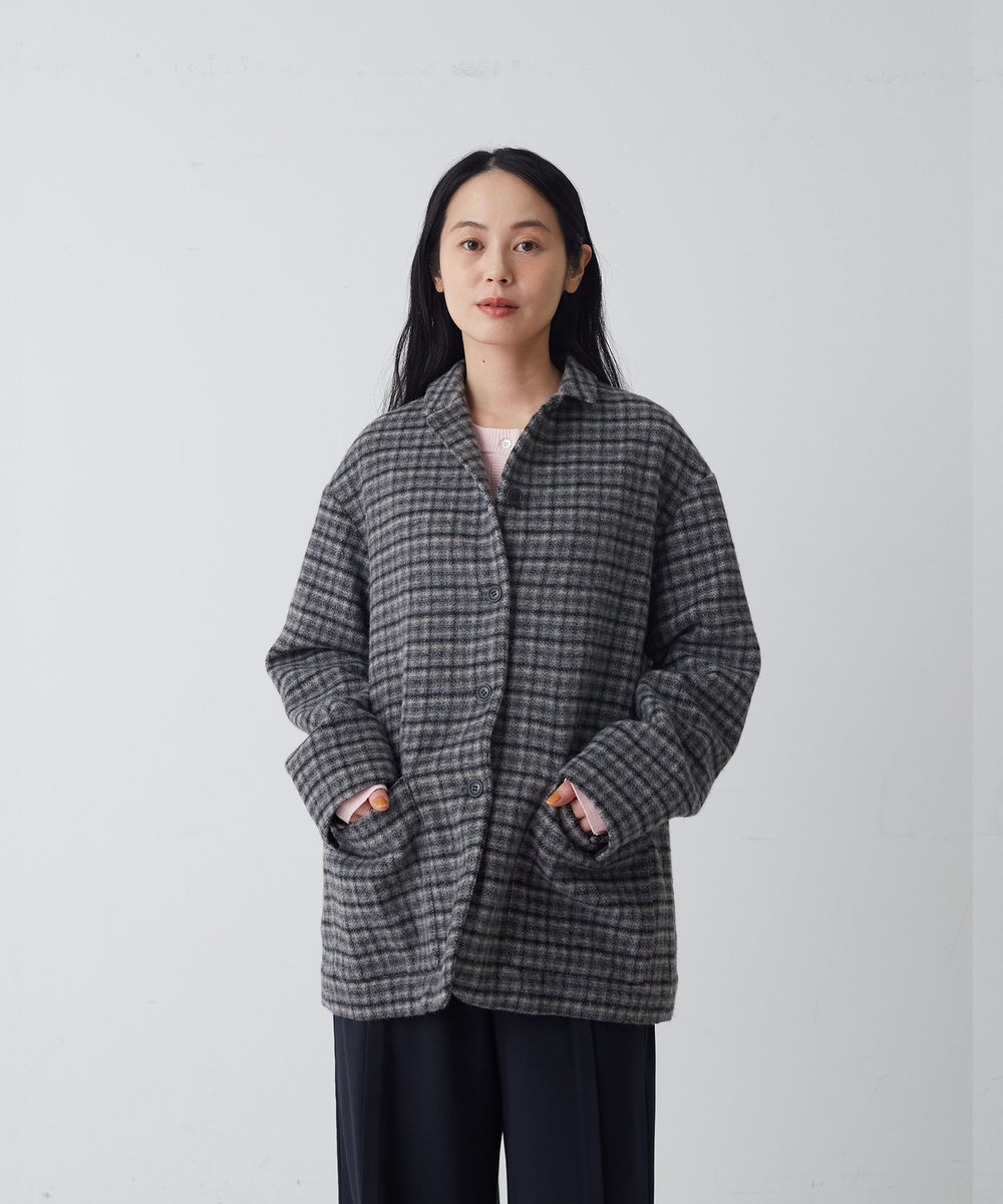 congés payés ADIEU TRISTESSE ウールシャギージャケット グレー系その他