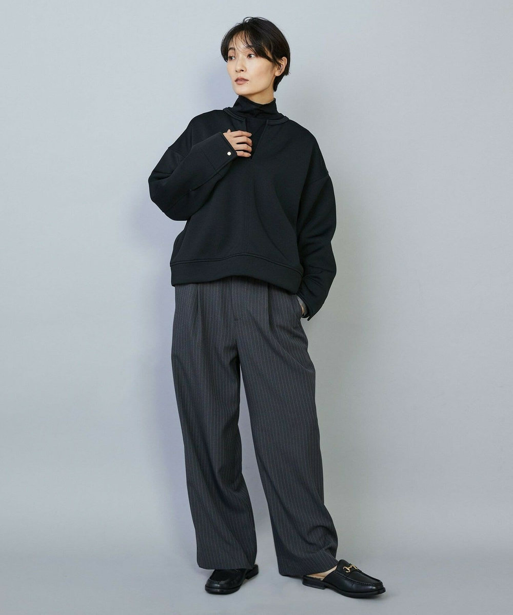 feerique feerique スキューバダンボールプルオーバー ブラック