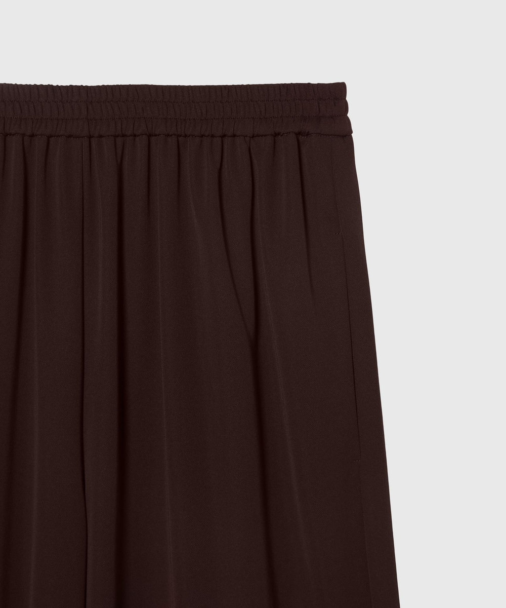 DÉPAREILLÉ TRIACETATE JERSEY WIDE PANTS / トリアセテートジャージーワイドパンツ ボルドー