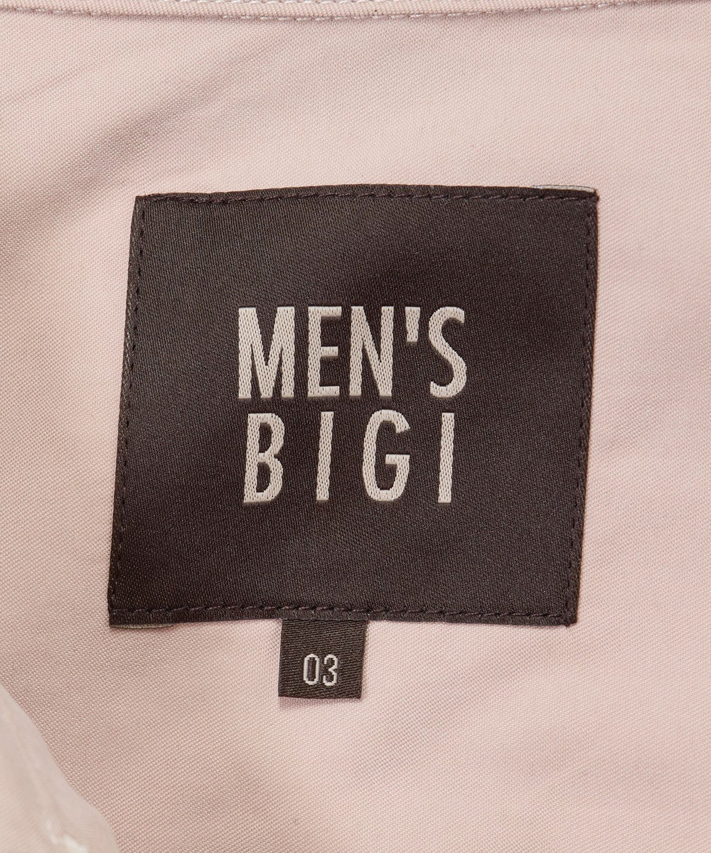 MEN'S BIGI フィブリルピーチ ショートブルゾン ピンク
