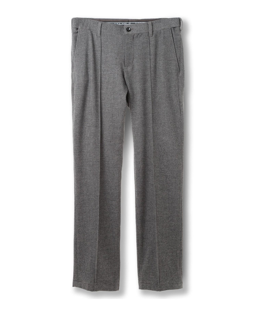 MEN'S BIGI TR起毛ピンドットストレッチパンツ ブラウン
