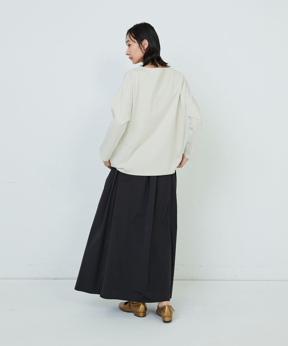 ADIEU TRISTESSE 【杉本さなえさんコラボ】星座プリントロングスリーブＴシャツ ベージュ
