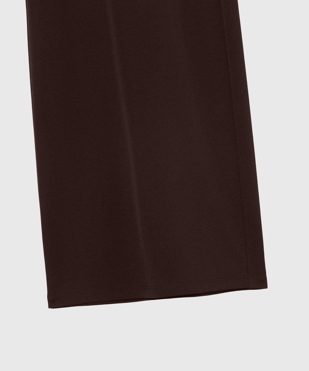 DÉPAREILLÉ TRIACETATE JERSEY WIDE PANTS / トリアセテートジャージーワイドパンツ ボルドー