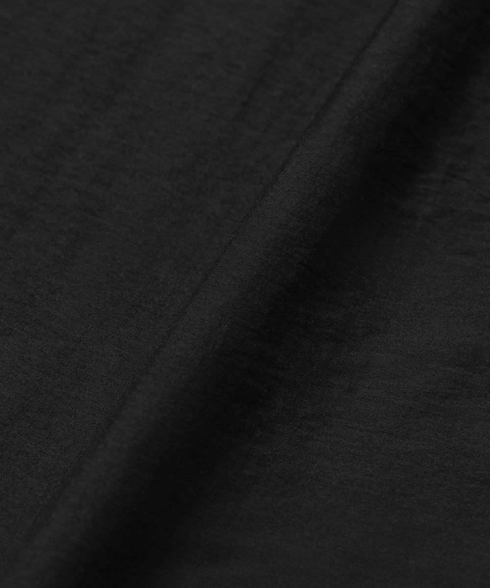 DÉPAREILLÉ SHEER SILK RUFFLE SLEEVELESS BLOUSE / シアーシルクラッフルスリーブレスブラウス ブラック
