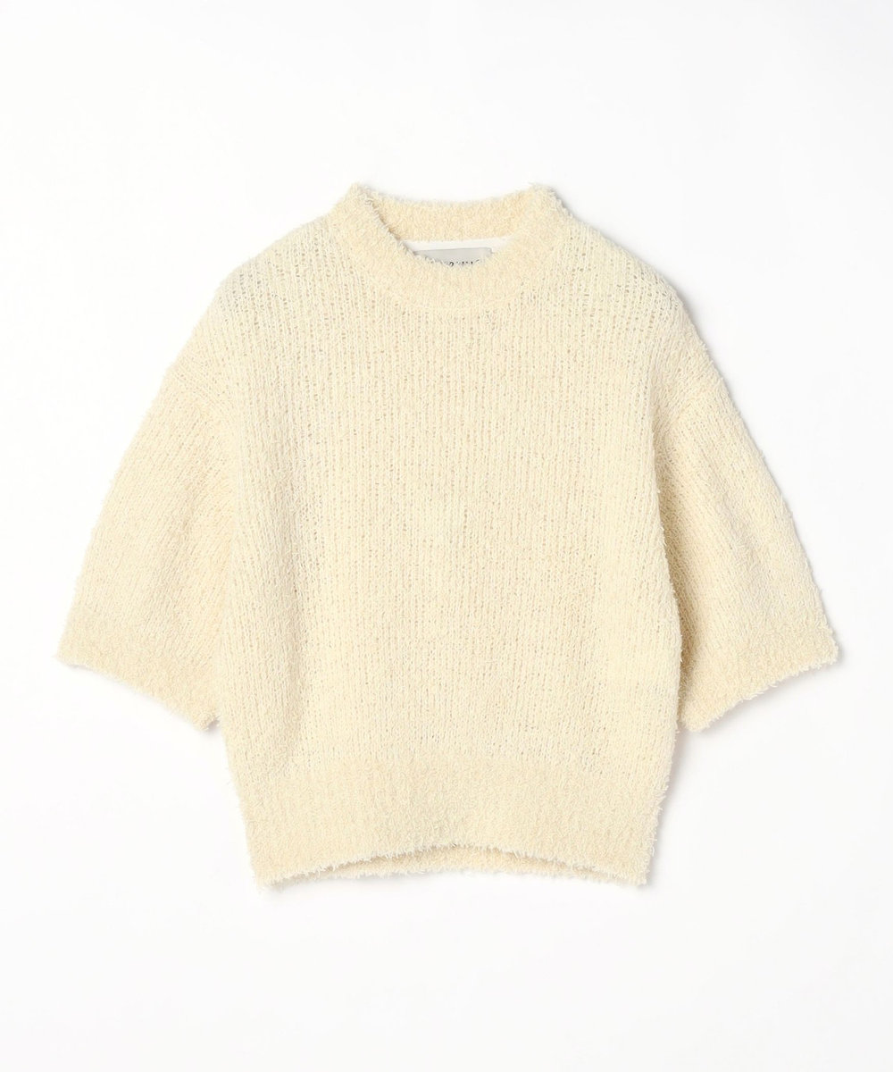 DÉPAREILLÉ LOW GAUGE LOOP YARN CREW NECK / ローゲージループヤーンクルーネック オフホワイト