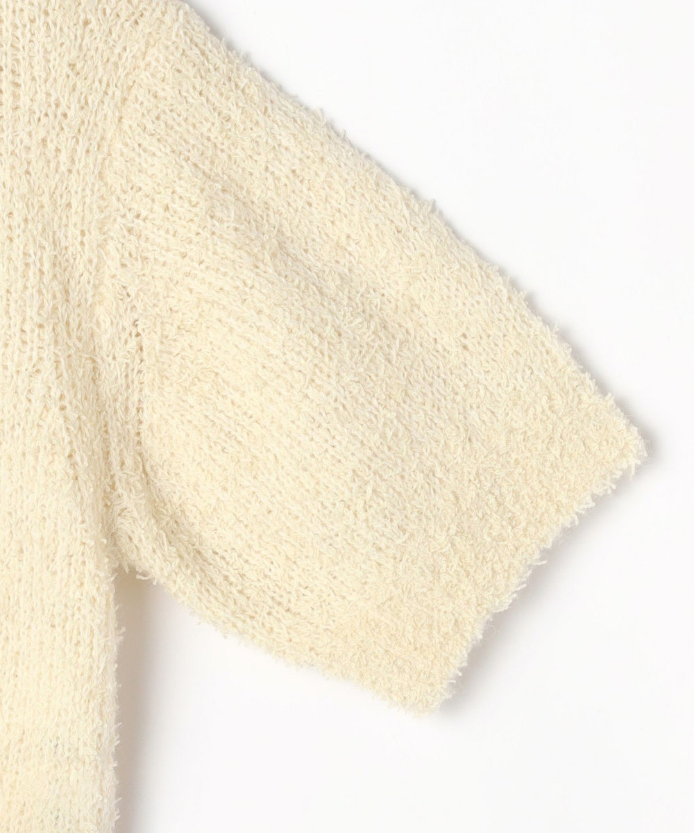 DÉPAREILLÉ LOW GAUGE LOOP YARN CREW NECK / ローゲージループヤーンクルーネック オフホワイト