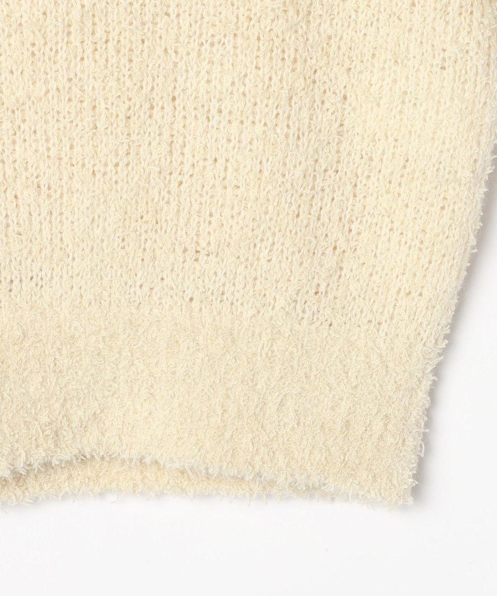 DÉPAREILLÉ LOW GAUGE LOOP YARN CREW NECK / ローゲージループヤーンクルーネック オフホワイト