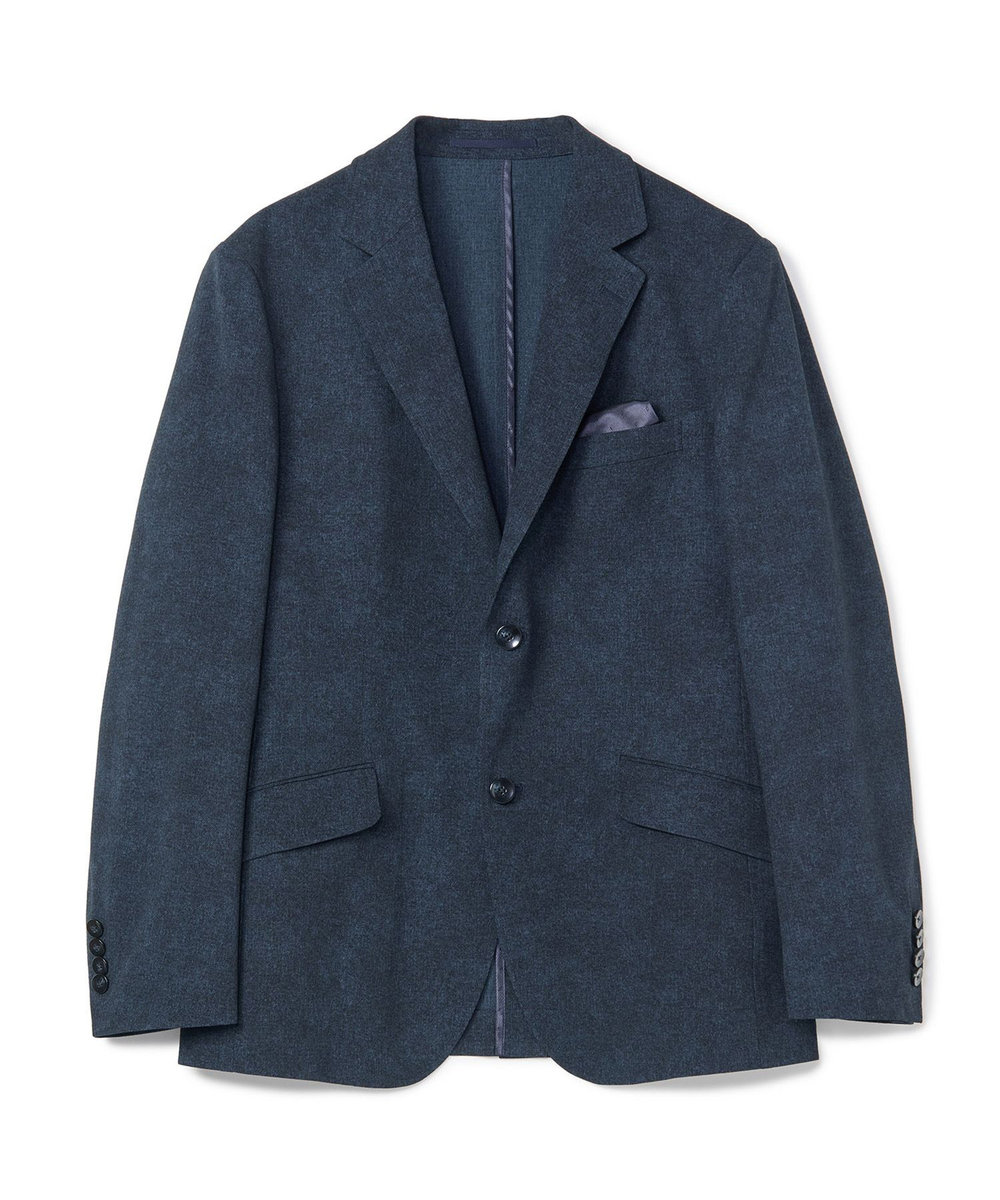 MEN'S BIGI 【ACTIVE TAILOR】Dot Air ヘリンボーン×千鳥格子/デニム柄 セットアップジャケット＜通気性/吸水速乾/ストレッチ＞ ネイビー