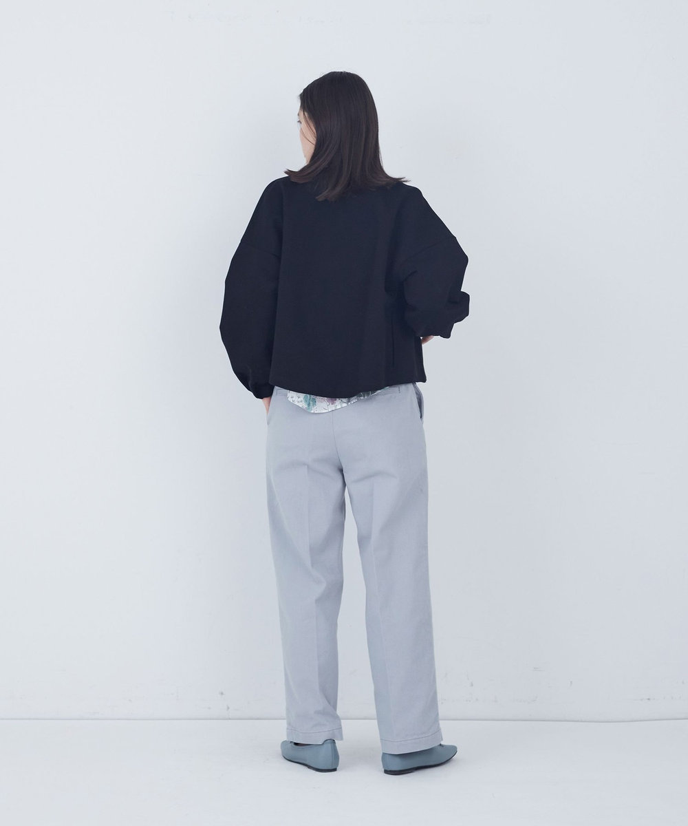 ADIEU TRISTESSE 裏毛ダブルジップブルゾン ブラック