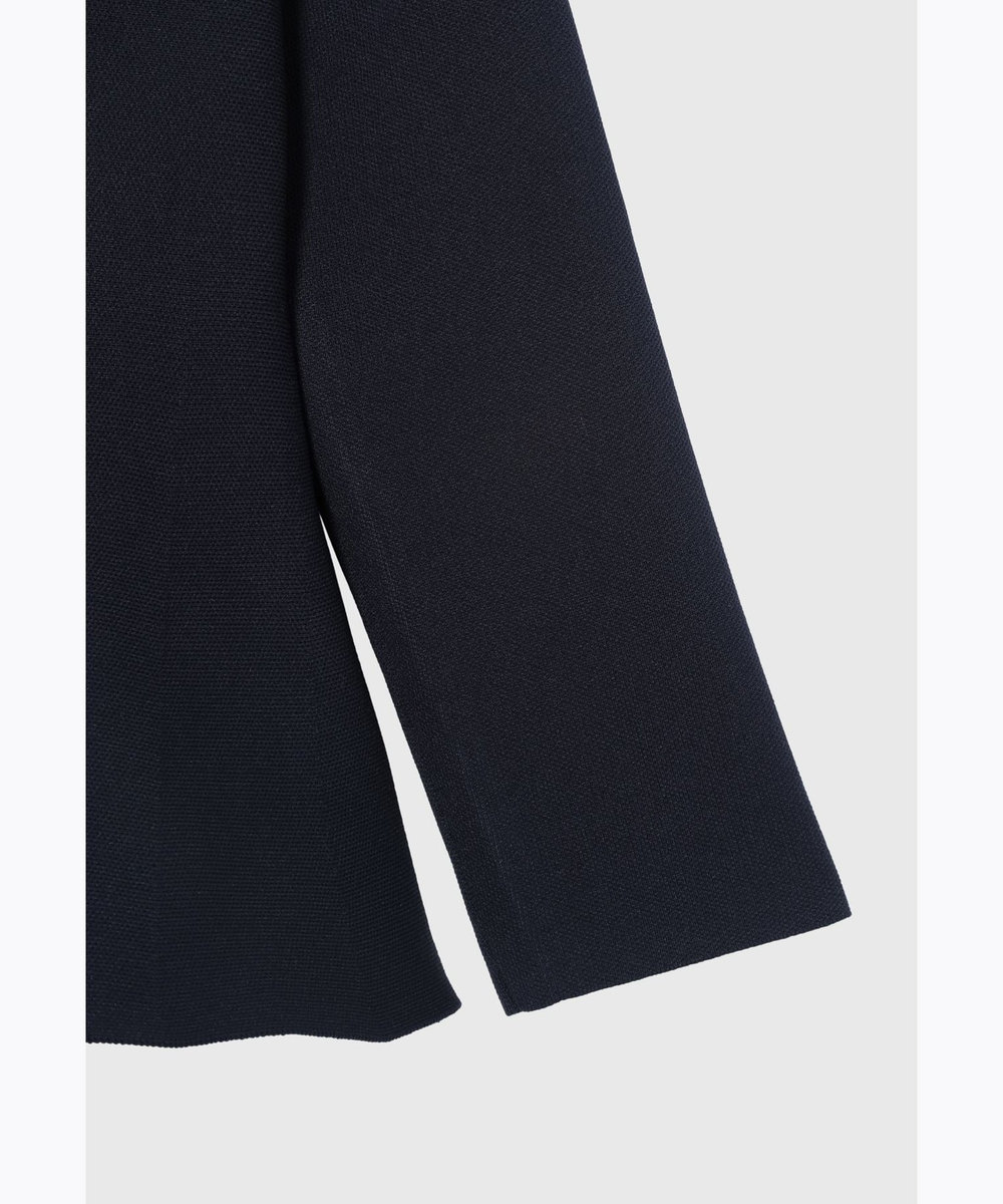 DÉPAREILLÉ POLYESTER JERSEY FLARE TOPS / ポリエステルジャージーフレアトップス ネイビー