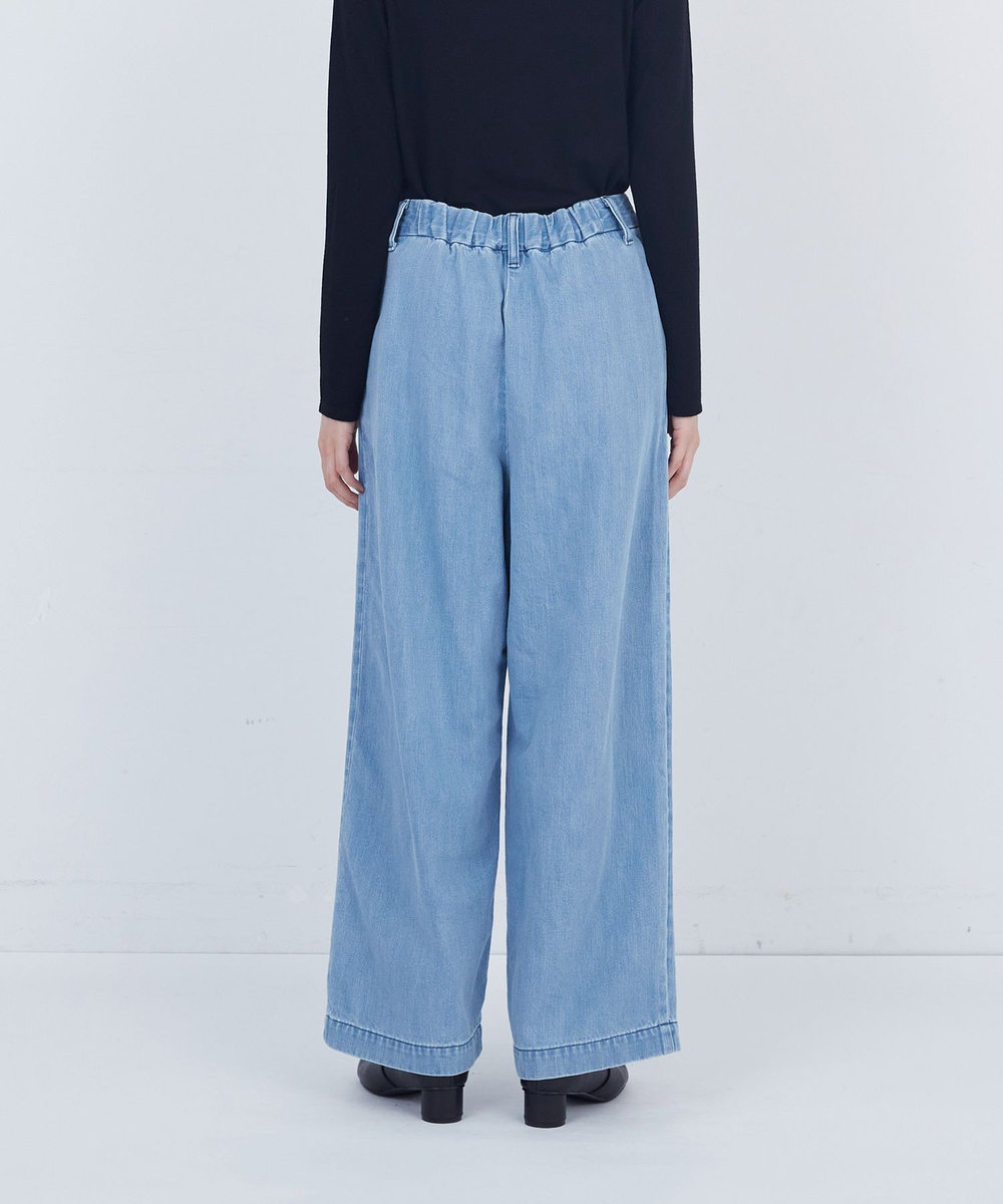 ADIEU TRISTESSE ワンタックデニムパンツ ライトブルー