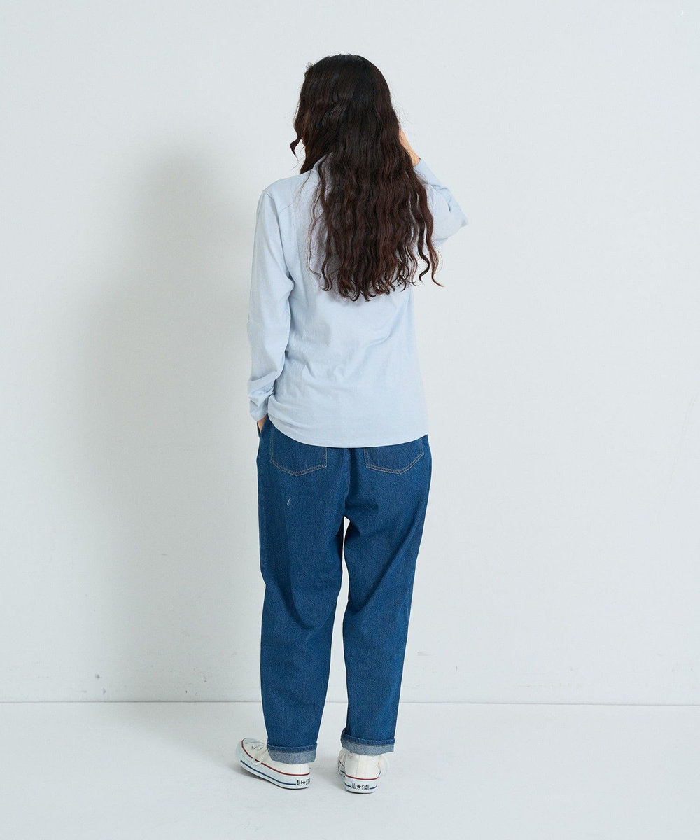 congés payés ADIEU TRISTESSE ハイネックベア天竺 サックスブルー
