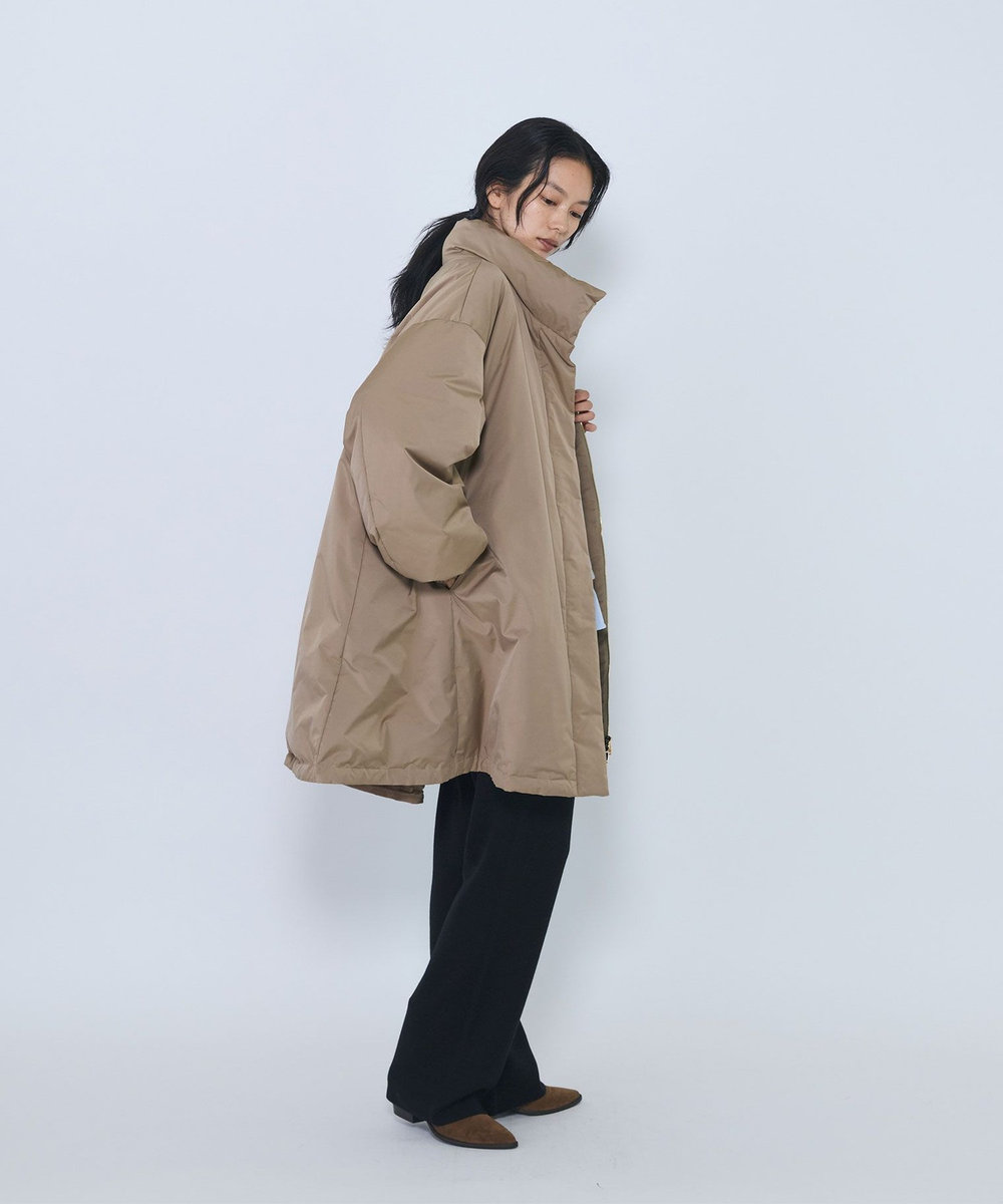 1er Arrondissement テントラインダウンコート ベージュ