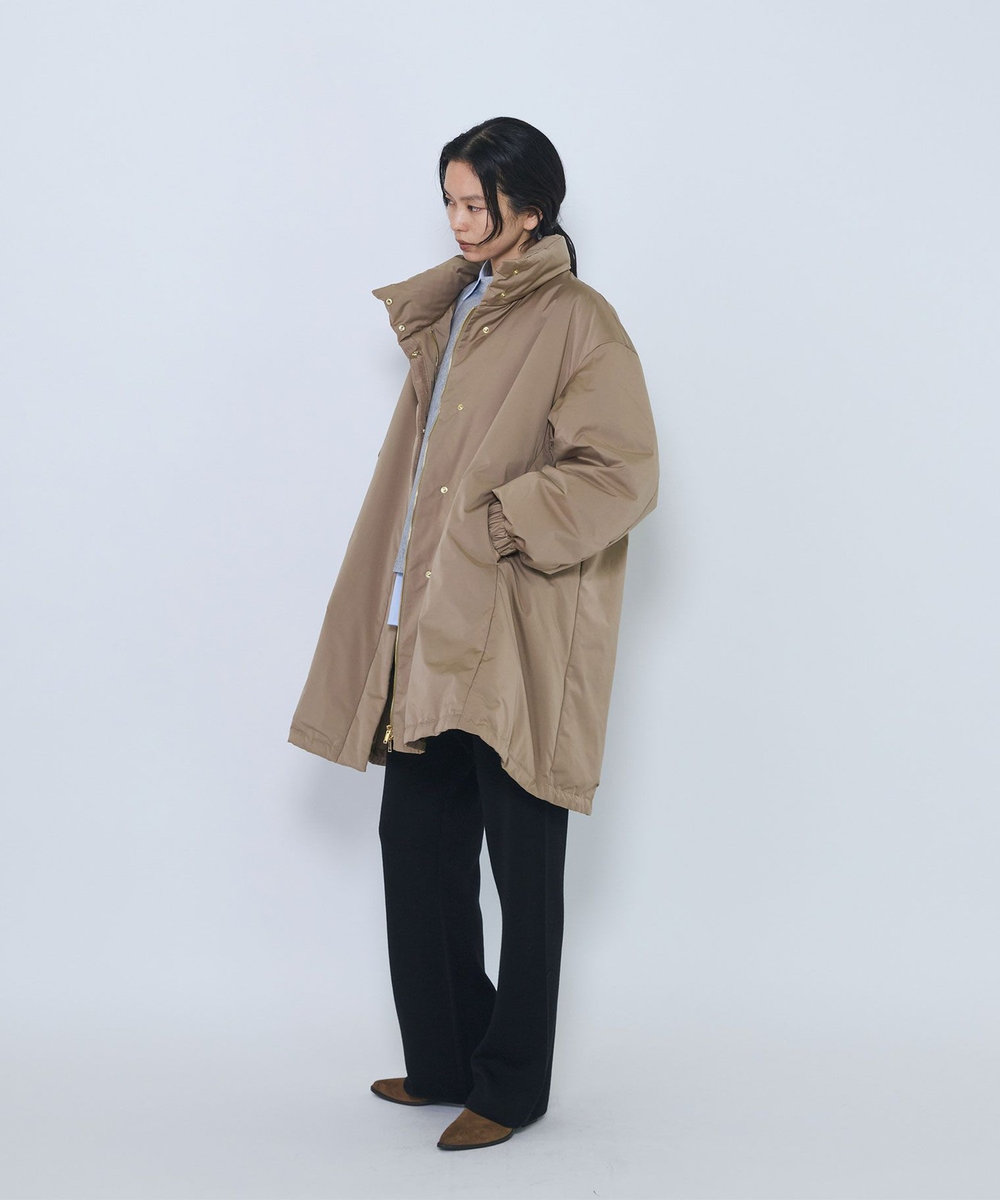 1er Arrondissement テントラインダウンコート ベージュ