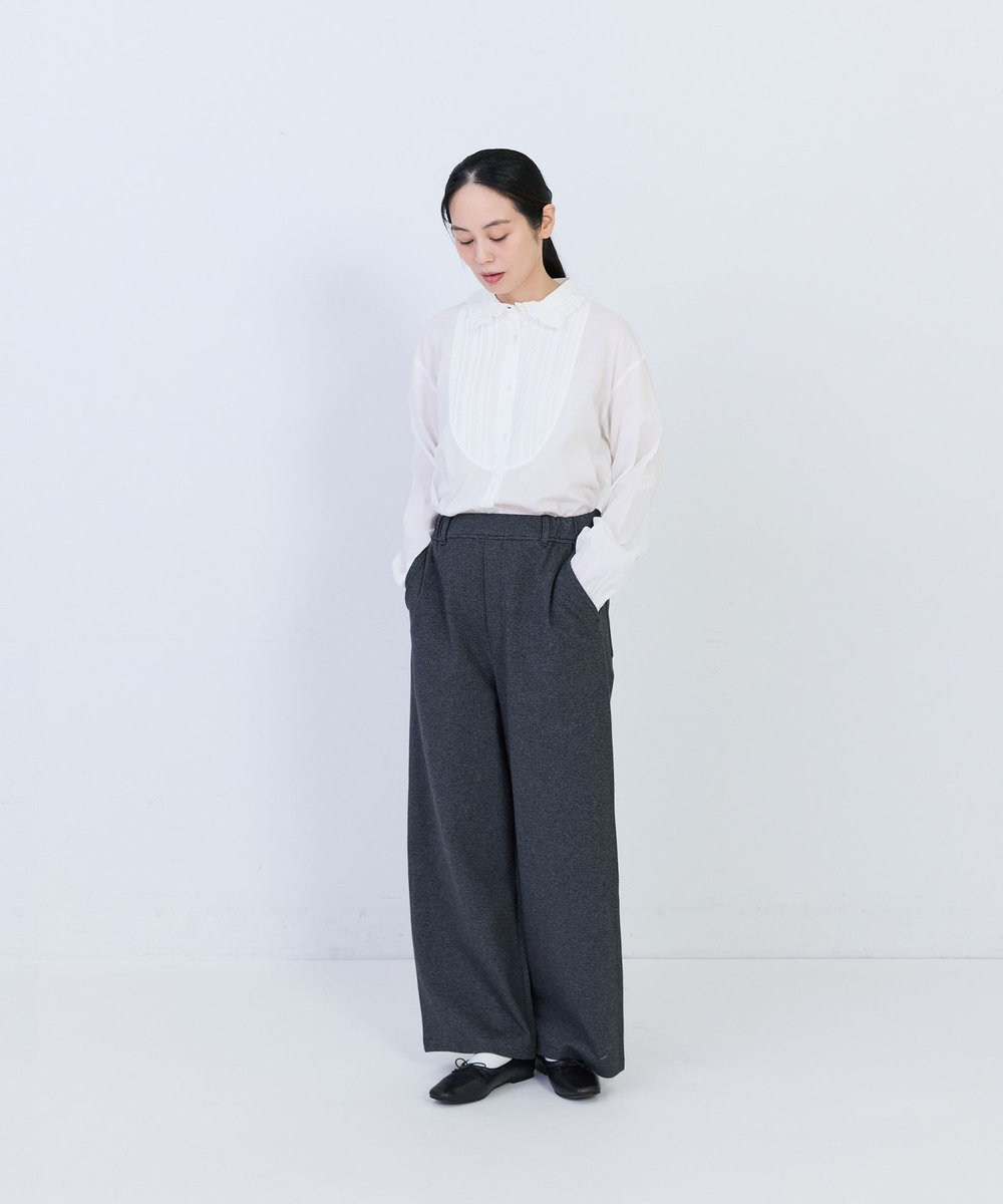 congés payés ADIEU TRISTESSE ポンチイージーパンツ チャコールグレー