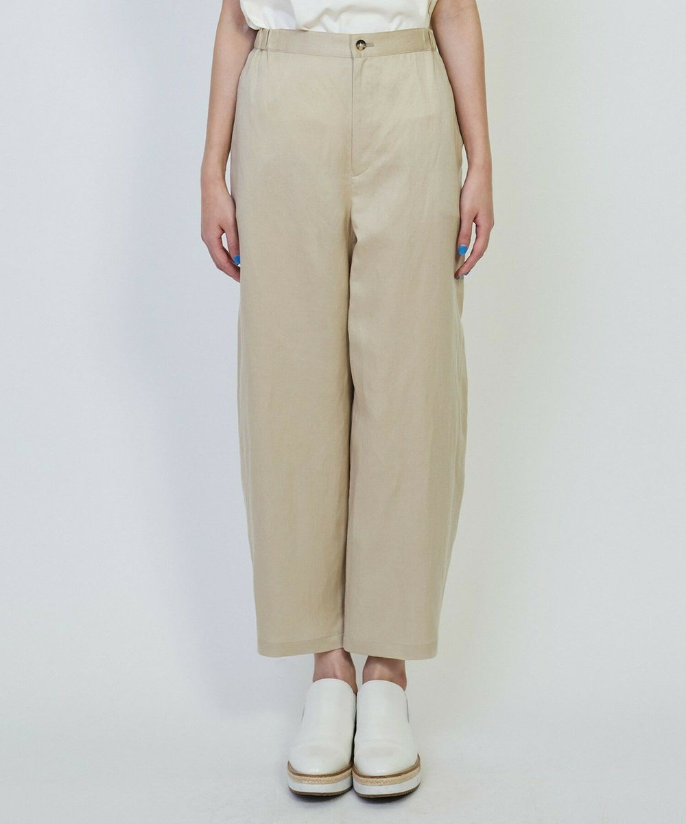 L'EQUIPE GREEN テンセルリネンパンツ ベージュ