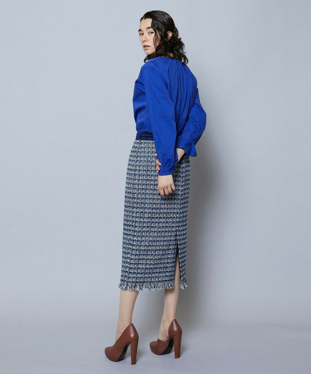 MOGA TWEEDスカート ブルー