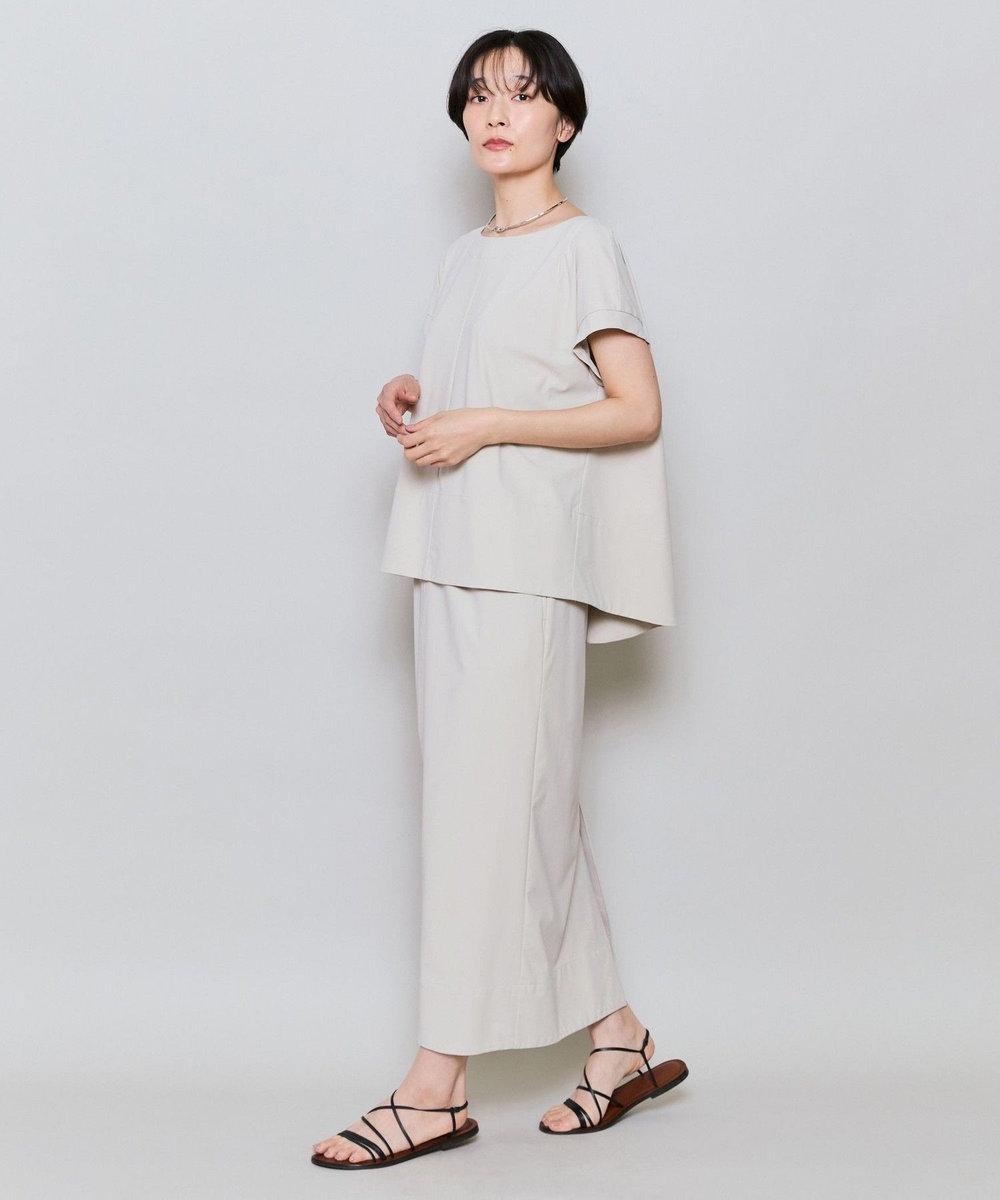 MOGA クールトリコットIラインスカート ライトベージュ