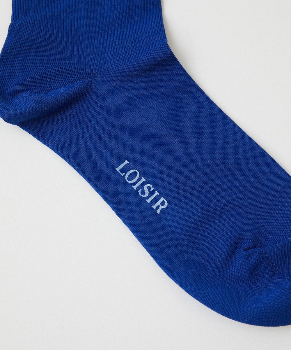 LOISIR 【アーティストコラボ】LOISIR×TORANEKOBONBON 戯れネコのソックス ブルー