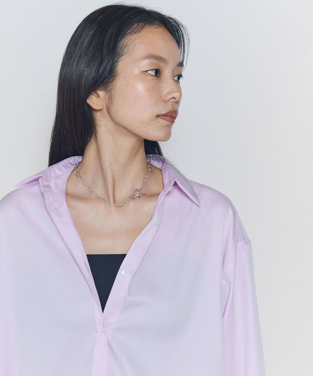 1er Arrondissement ＜YVETTE（イヴェット）＞スクエアチェーンネックレス シルバー