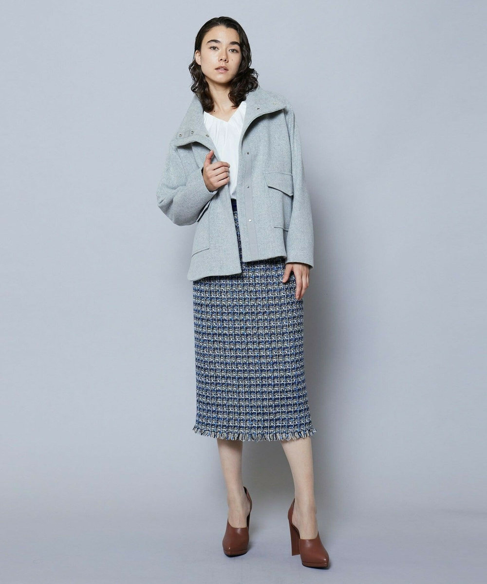 MOGA TWEEDスカート ブルー