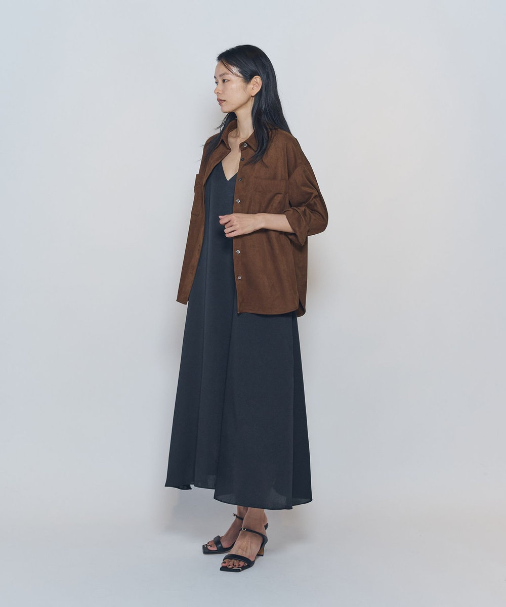 1er Arrondissement フェイクスエードシャツ キャメル