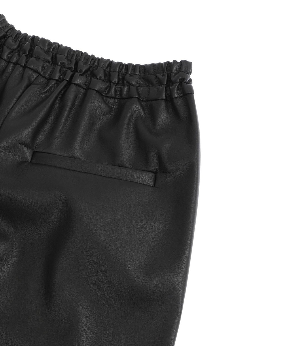 1er Arrondissement WASHABLE FAKE LAMBSKIN パンツ ブラック