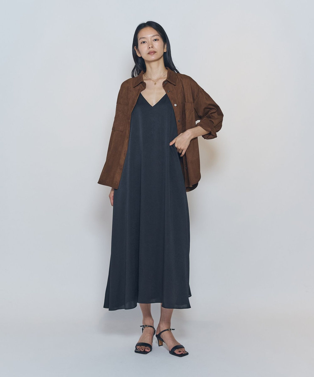 1er Arrondissement フェイクスエードシャツ キャメル