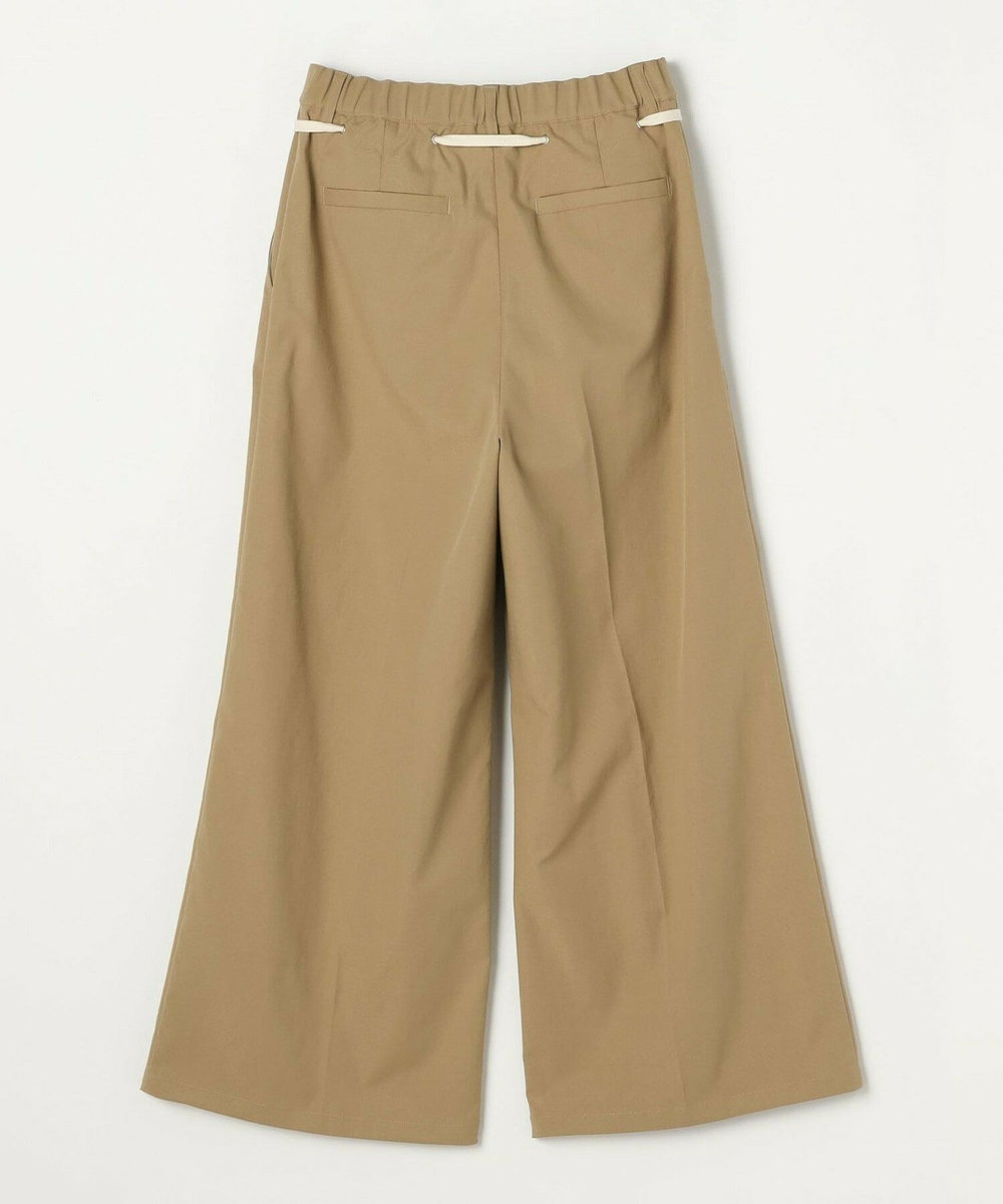 feerique feerique ポリエステルツイルワイドチノパンツ［セットアップ可能］ ベージュ