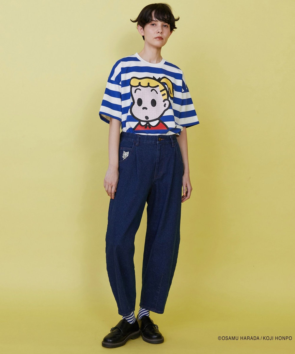 FRAPBOIS OSAMU GOODS フェイスT ブルー