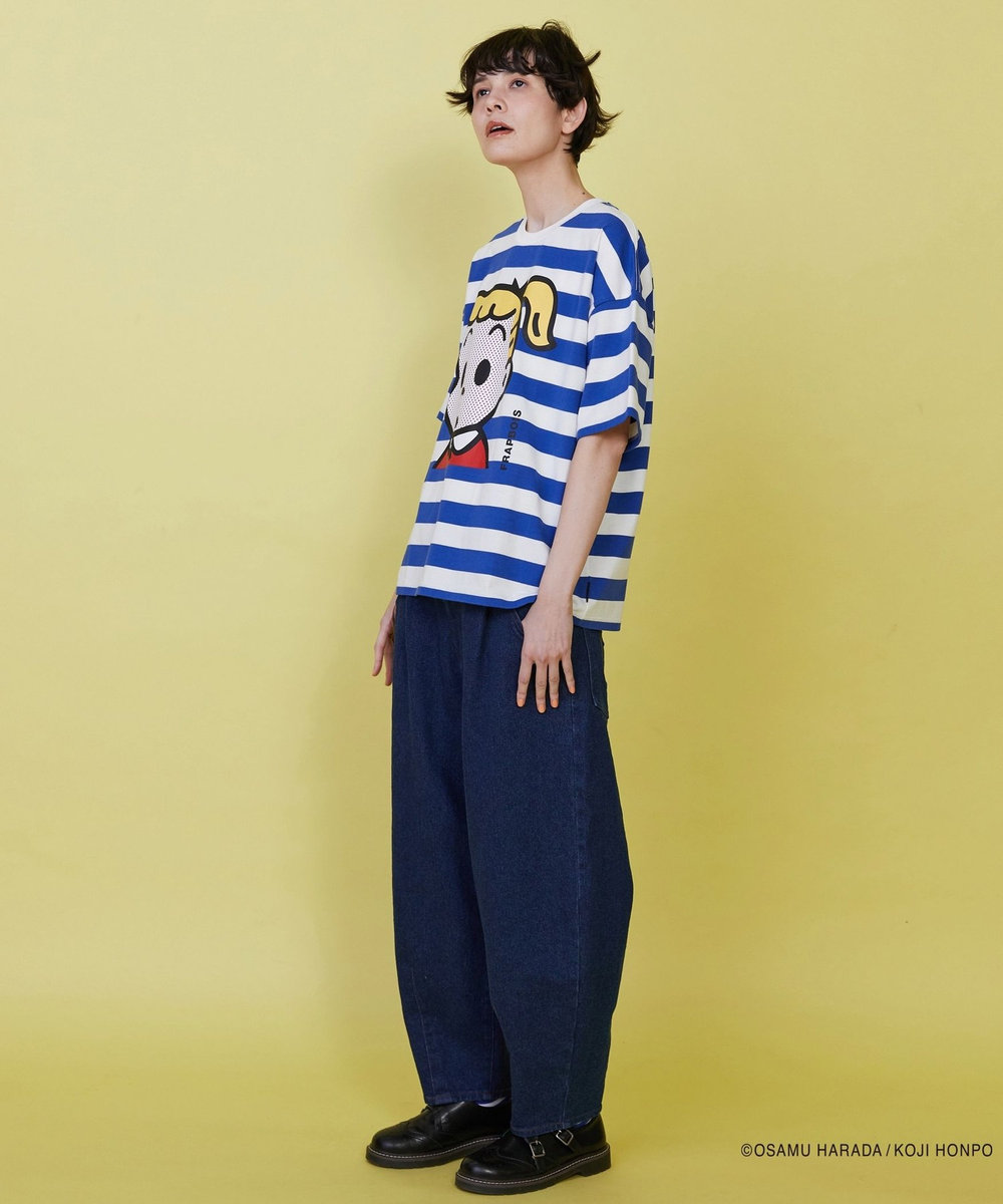 FRAPBOIS OSAMU GOODS フェイスT ブルー