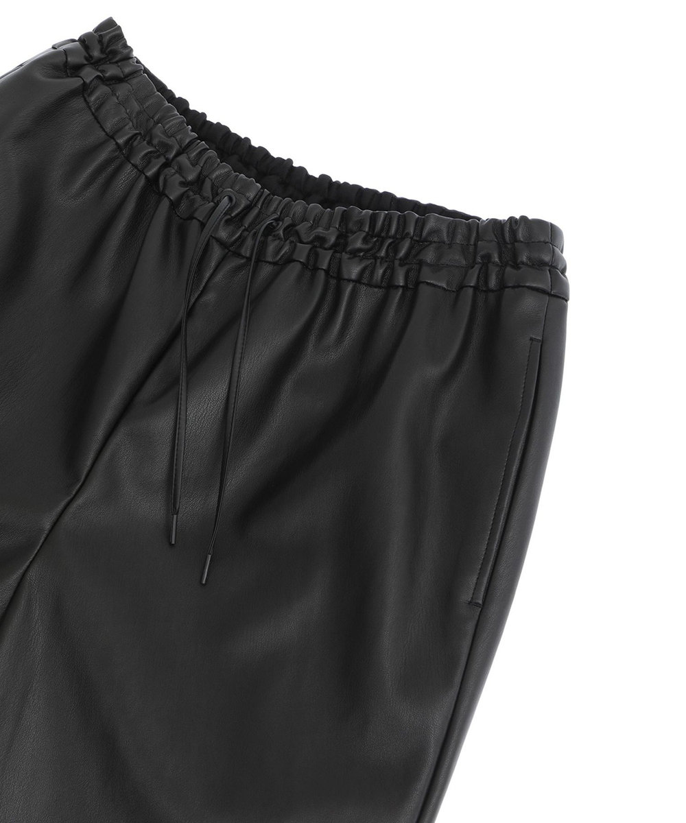 1er Arrondissement WASHABLE FAKE LAMBSKIN パンツ ブラック