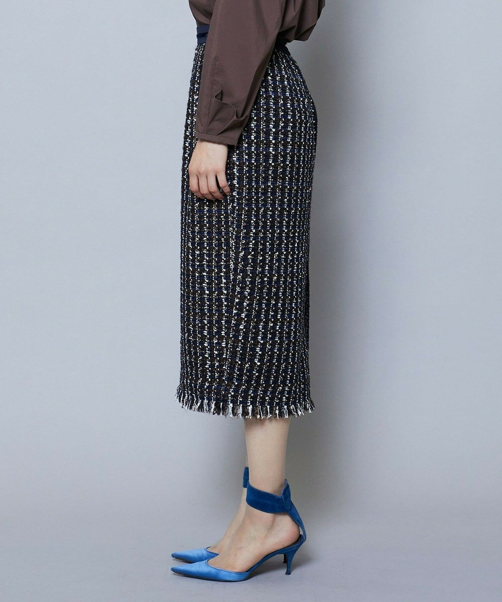 MOGA TWEEDスカート ネイビー