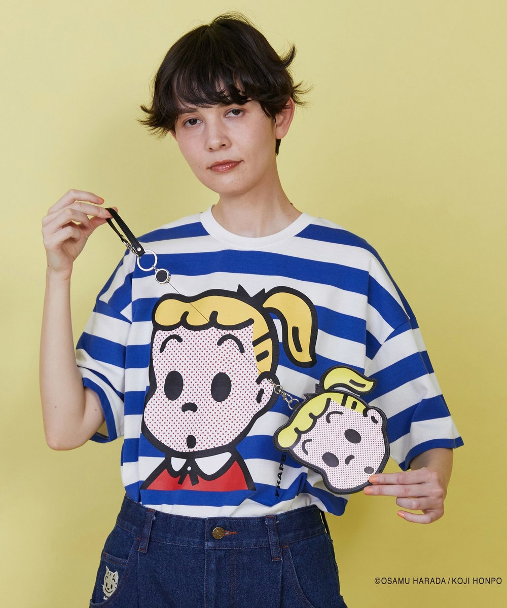 FRAPBOIS OSAMU GOODS フェイスT ブルー