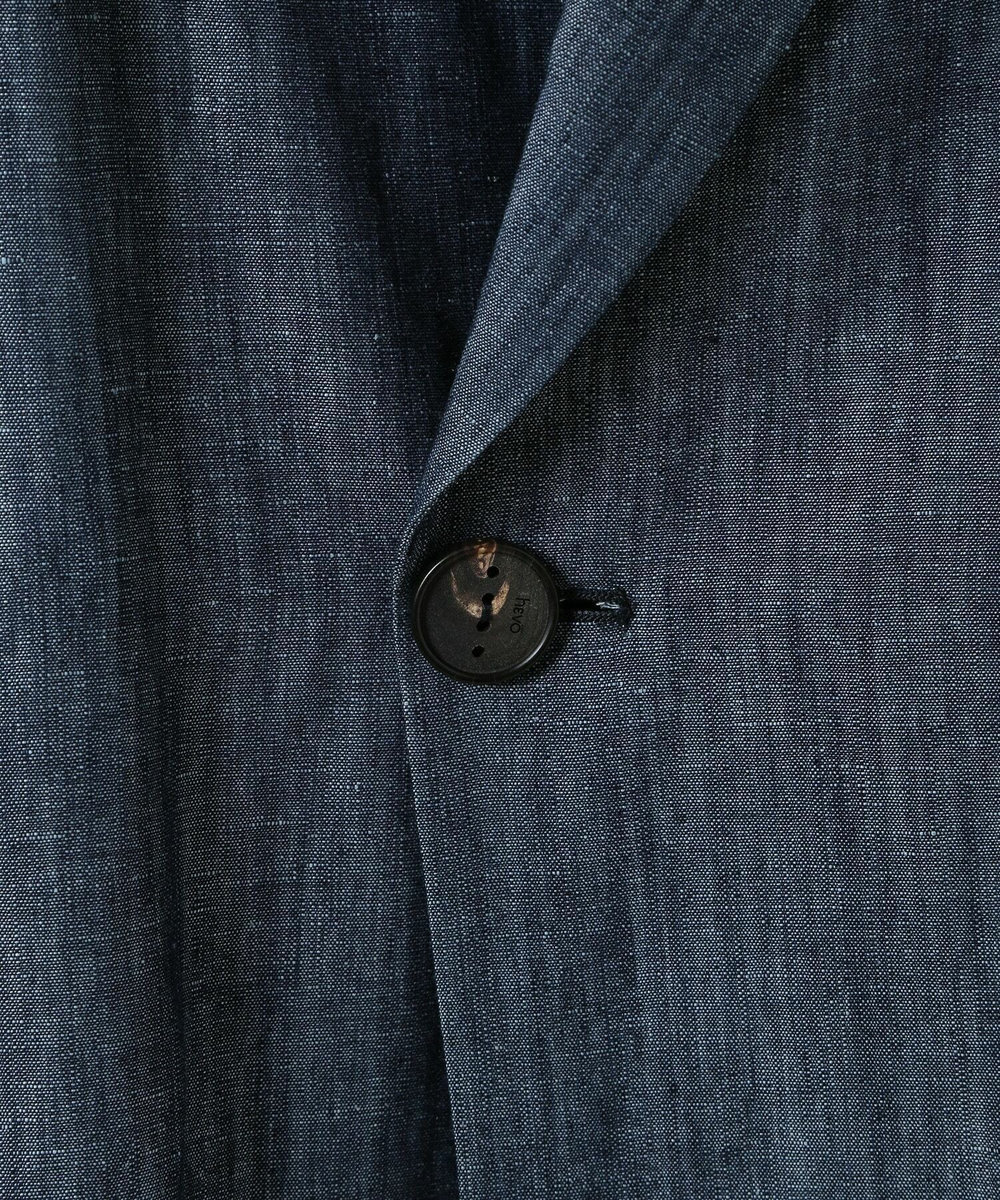 MEN'S BIGI 【Hevo／イーヴォ】コットンリネンシャンブレースプリングコート ネイビー