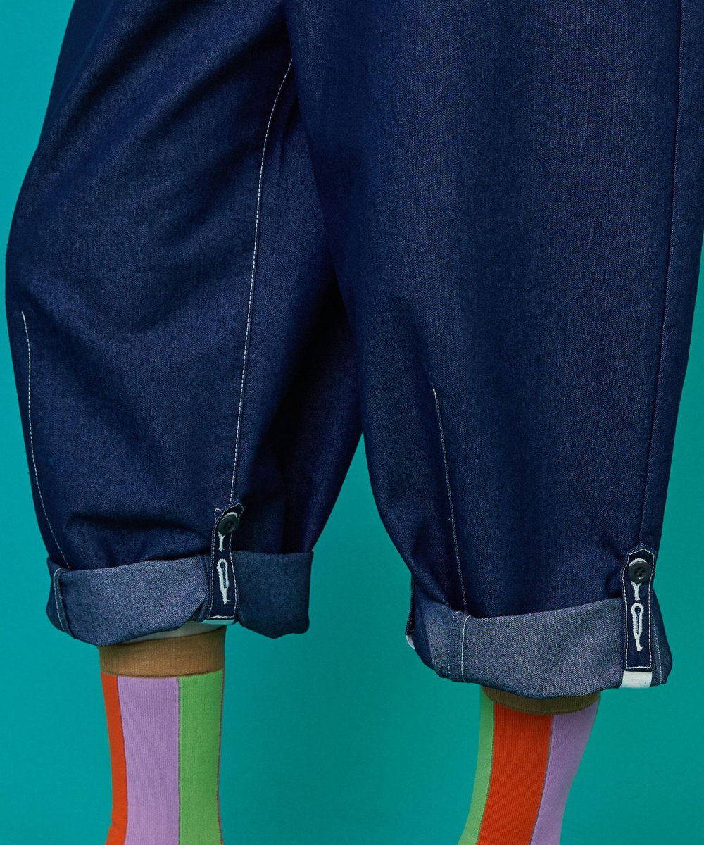 FRAPBOIS オールデニー オーバーオール ネイビー