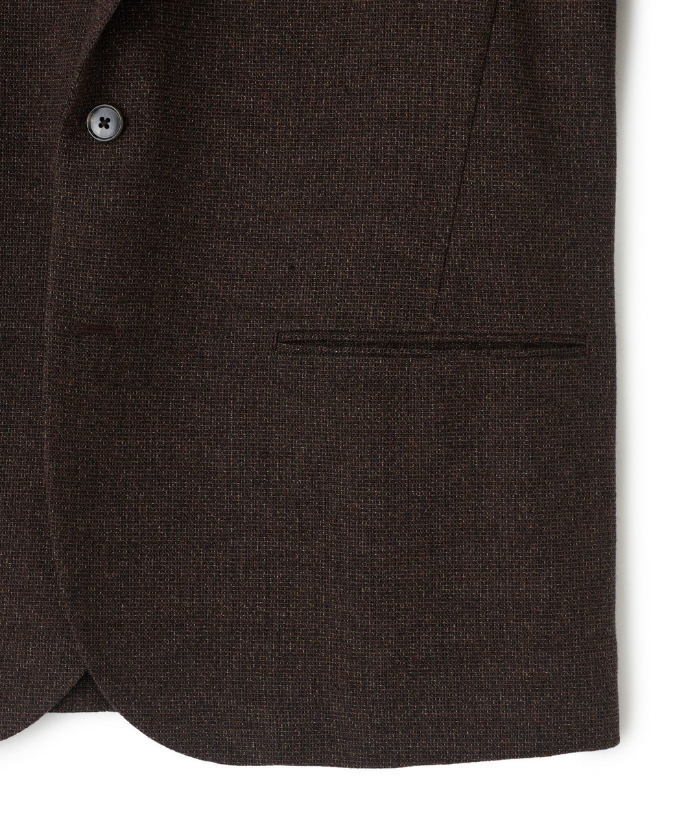 MEN'S BIGI 【BASED ON MEN'S BIGI HERITAGE】メランジ調 リラックス3Bジャケット ブラウン