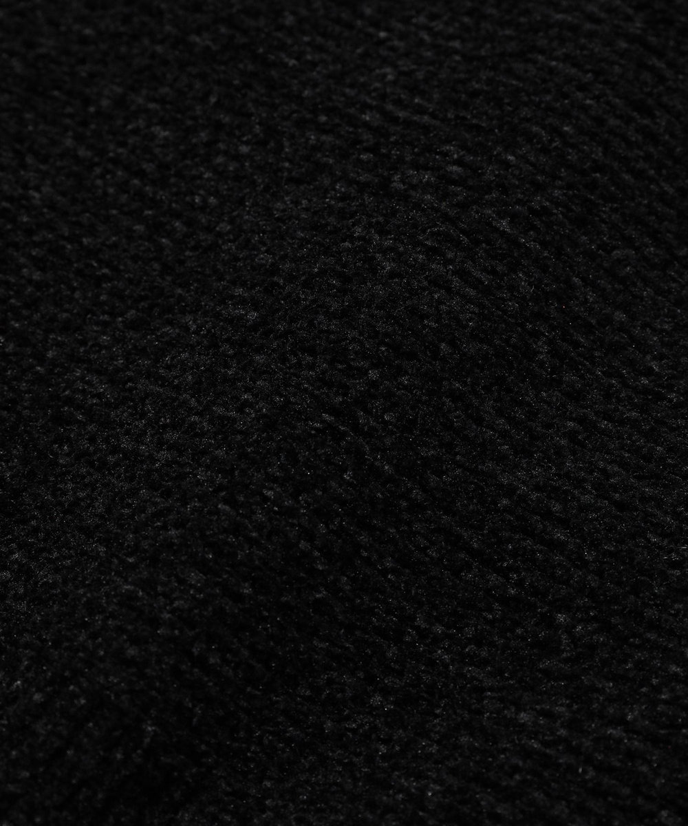 MEN'S BIGI 7G撚糸モールガーターニット ブラック