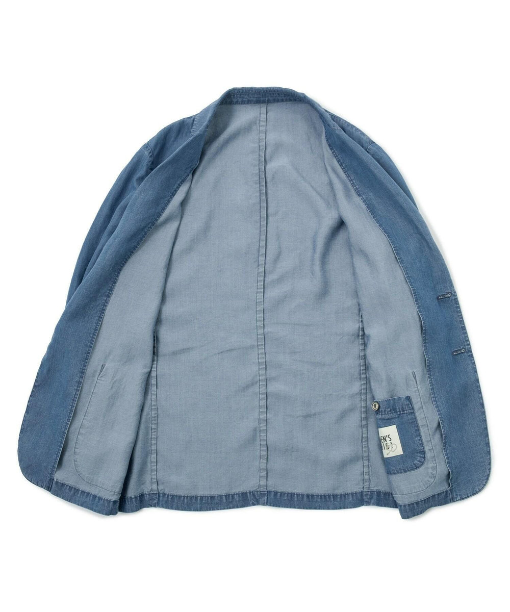 MEN'S BIGI テンセルダンガリーテーラードジャケット ブルー