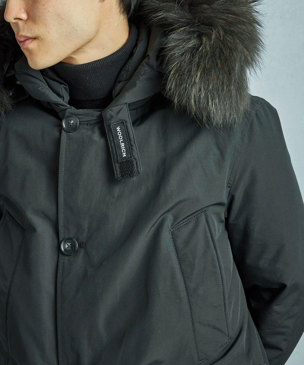 MEN'S BIGI 【WOOLRICH/ウールリッチ】別注アークティックパーカ ブラック