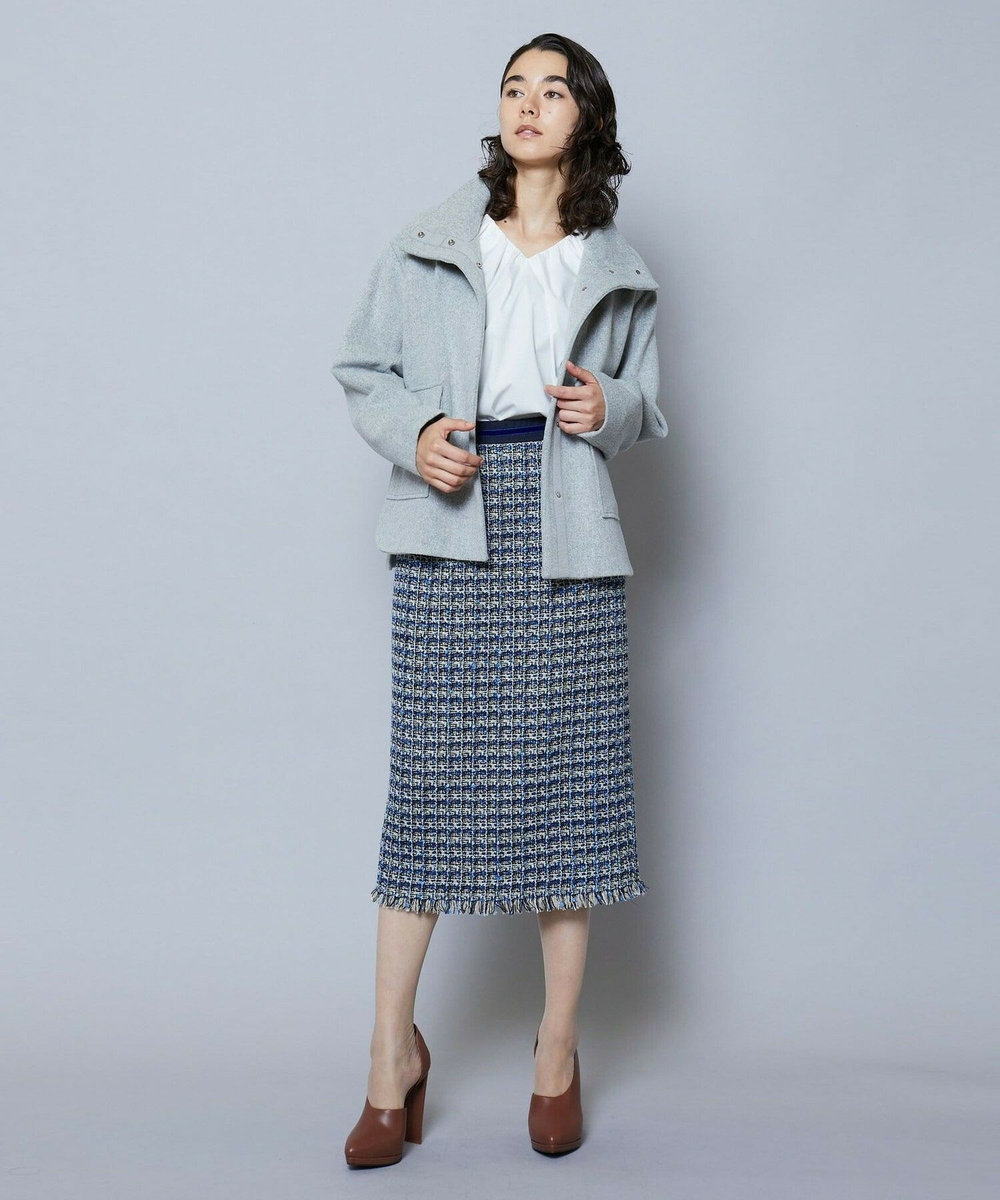 MOGA TWEEDスカート ブルー