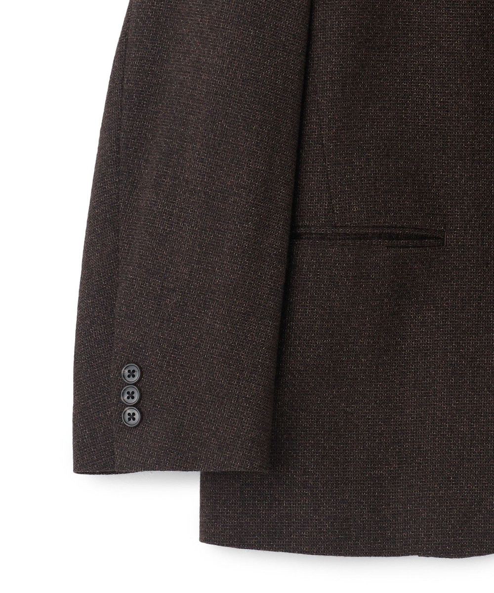 MEN'S BIGI 【BASED ON MEN'S BIGI HERITAGE】メランジ調 リラックス3Bジャケット ブラウン
